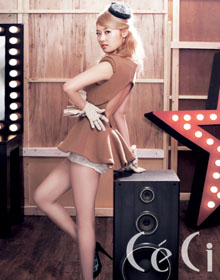 Фотографии корейской группы 4minute в журнале CeCi.