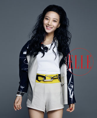 Wang Luo Dan для Elle.