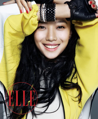 Wang Luo Dan для Elle.