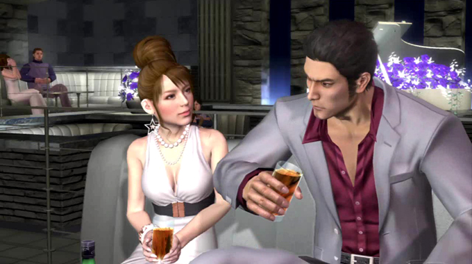 Свидание с Rio в игре Yakuza 4.