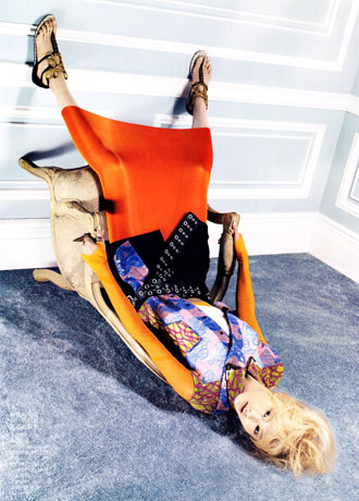 Shu Pei в китайском Vogue.
