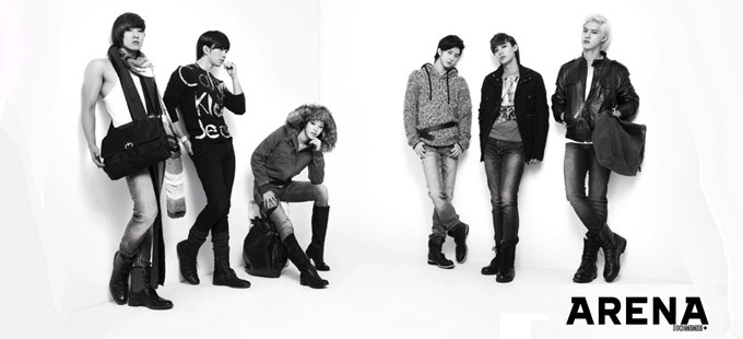 MBLAQ и Jaekyung в Arena.