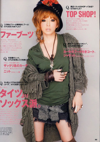 Ayumi Hamasaki в JELLY.