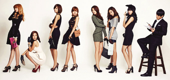 After School и Son Dam Bi. Share Happiness.