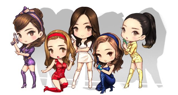 Нарисованные Girls’ Generation (SNSD). Фан-арт.