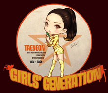 Прелестная мини-версия Girls’ Generation (SNSD). Фан-арт.