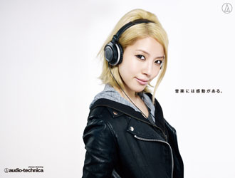 BoA рекламирует Audio-Technica.