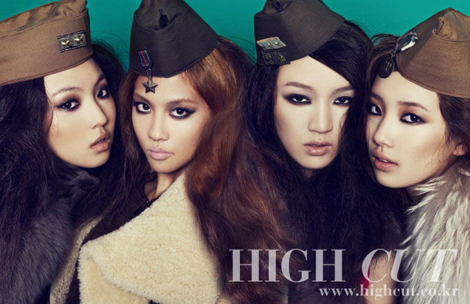 Группа Miss A для в журнала High Cut.
