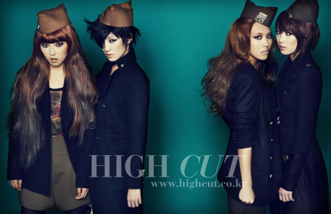 Группа Miss A для в журнала High Cut.