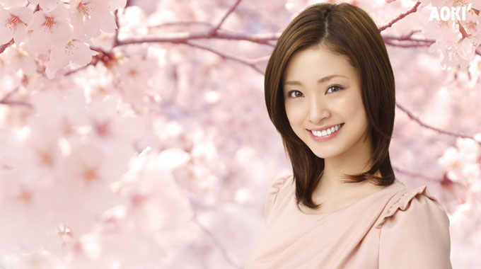 Aya Ueto для AOKI.