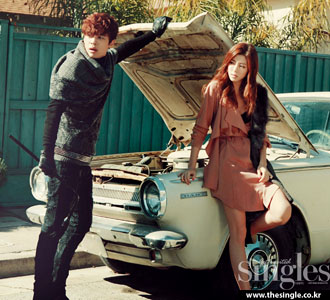 Se7en и Park Han Byul.